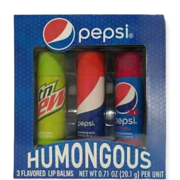 Pepsi Humongous Flavored Lip Balms 3 Piece Set - Picture 1 of 5